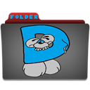folder icon diddl leter D